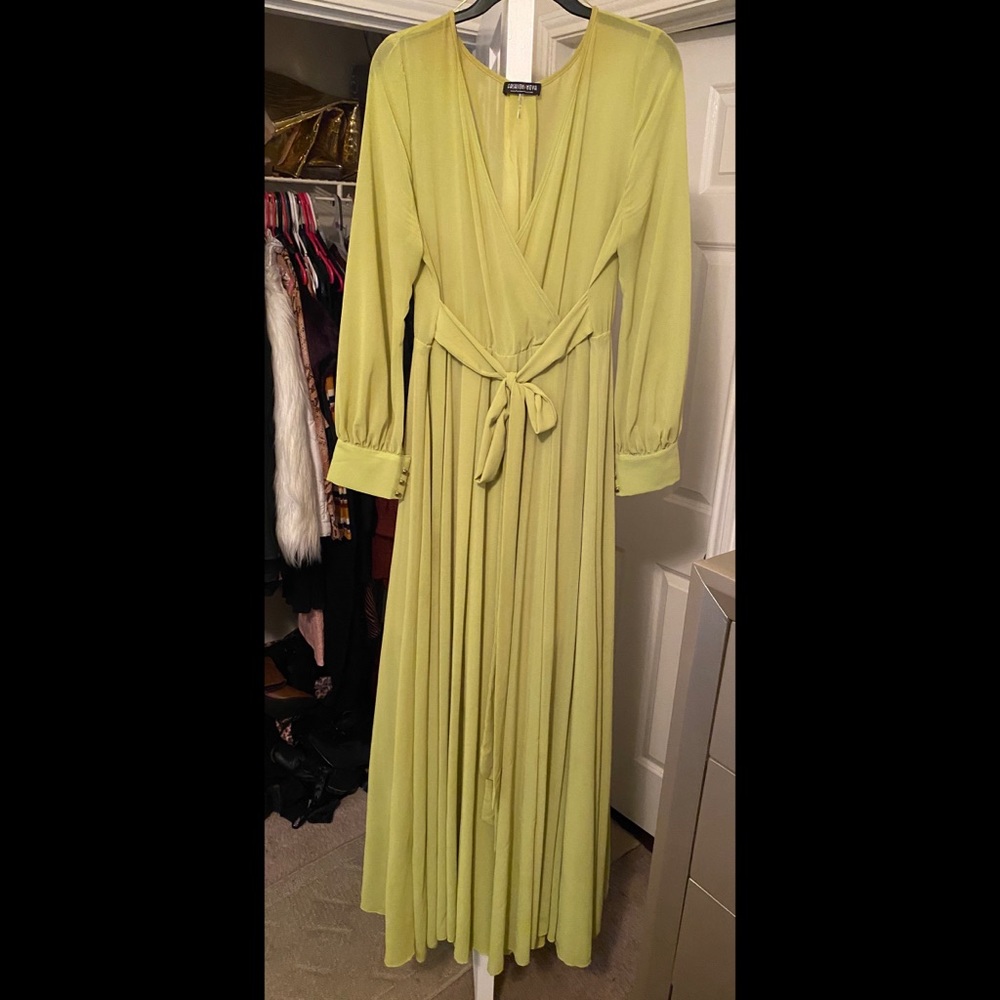 Green fashion nova dress